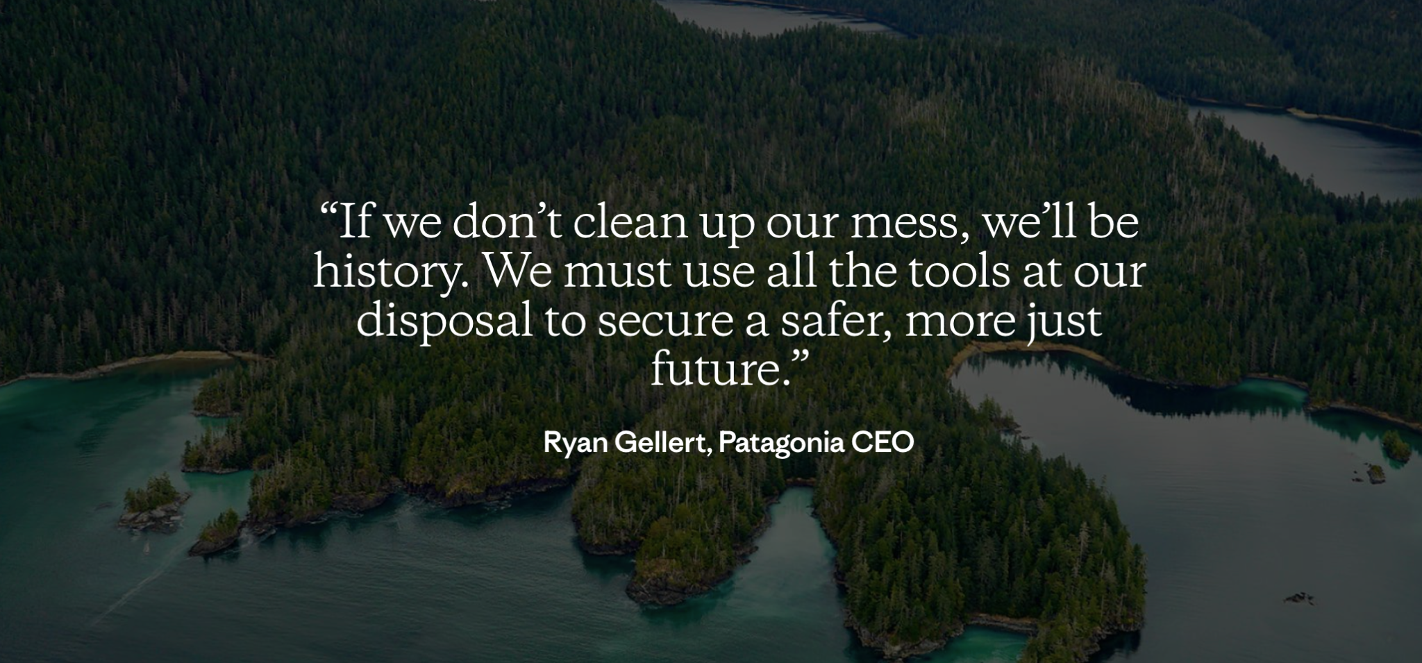 企業永續環境成功案例Patagonia